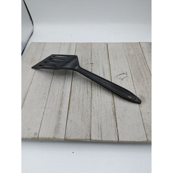 Hutzler Spatula Nylon Slotted Reinforced Turner Flipper No 717 Black LOPOL - Picture 4 of 7